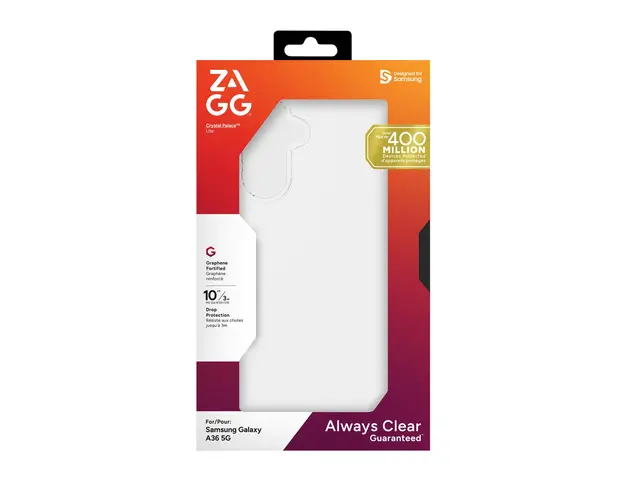 Zagg Crystal Palace Lite - Baksidedeksel for mobiltelefon grafen g...