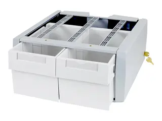 Ergotron StyleView SV43/44 Series Supplemental Double Tall Monteringskomponent (2-skuffsmodul) - låsbar - medisinsk - grå, hvit - vognmonterbar