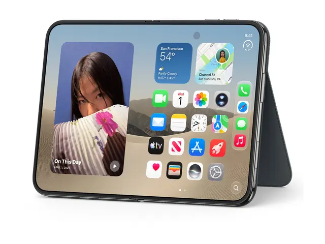 Apple - Beskyttende deksel for mobiltelefon - med stativ - MagSafe...