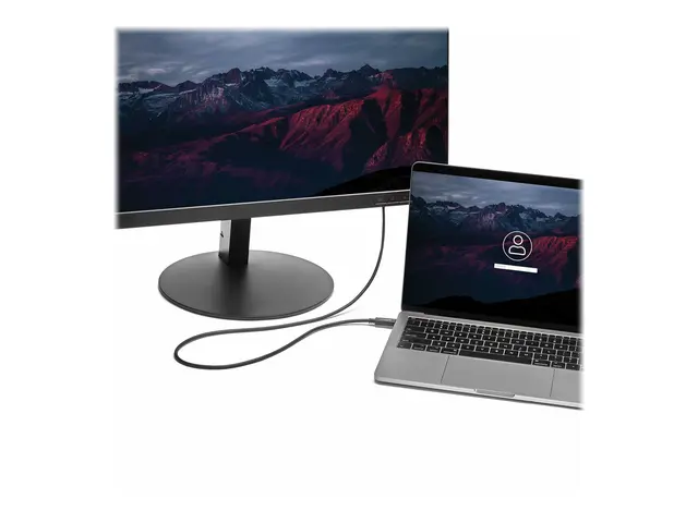 StarTech.com 6ft (2m) USB C to VGA Cable, 1920x1200/1080p Type Vid...