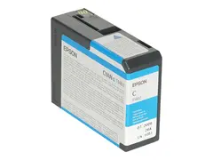 Epson T5802 - 80 ml - cyan - original - blekkpatron for Stylus Pro 3800, Pro 3880