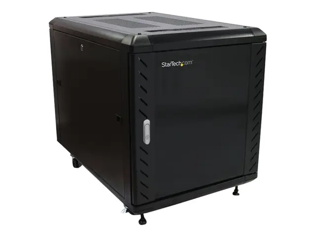 StarTech.com 12U AV Rack Cabinet - Network Rack with Glass Door - ...