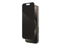ZAGG InvisibleShield Glass Elite Privacy Skjermbeskyttelse for mobiltelefon - glass - med personvernsfilter - 2-veis - for Apple iPhone 15 Pro