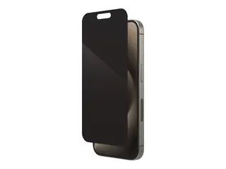 ZAGG InvisibleShield Glass Elite Privacy Skjermbeskyttelse for mobiltelefon - glass - med personvernsfilter - 2-veis - for Apple iPhone 15 Pro