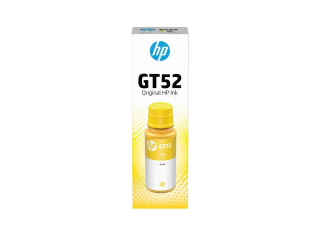 HP GT52 - Gul original blekkrefill for Deskjet GT 58XX; Ink Tank 1...