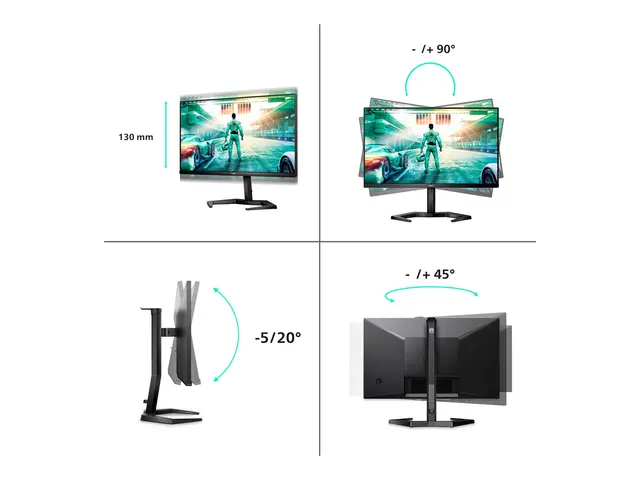 Philips Momentum 3000 24M1N3200VA - LED-skjerm - 24" (23.8" synlig...