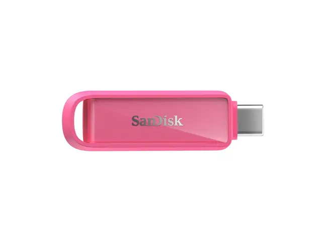 SanDisk - USB-flashstasjon 256 GB USB-C 3.2 Gen 1 seastar rosa