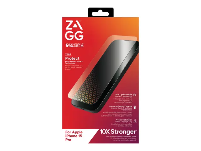 ZAGG InvisibleShield Glass XTR3 - Skjermbeskyttelse for mobiltelef...
