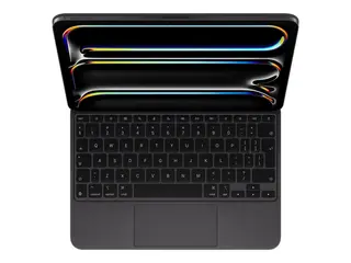 Apple Magic Keyboard - Tastatur og folioveske med styrepute - bakbelysning - Apple Smart connector - QWERTY - Internasjonal engelsk / kanadisk fransk - svart