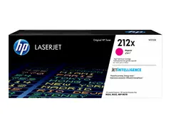 HP 212X - Høy ytelse - magenta - original LaserJet - tonerpatron (W2123X) - for Color LaserJet Enterprise M555, MFP M578; LaserJet Enterprise Flow MFP M578
