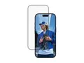 PanzerGlass - Skjermbeskyttelse for mobiltelefon ultravid passform m. EasyAligner - glass - rammefarge svart - for Apple iPhone 16 Pro, 17