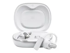 JBL Sense Pro - True wireless-hodetelefoner med mikrofon åpent øre - clip-on - Bluetooth - hvit