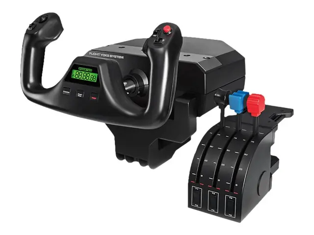 Logitech Flight Yoke System - Åk og gasspedal - kablet - for PC