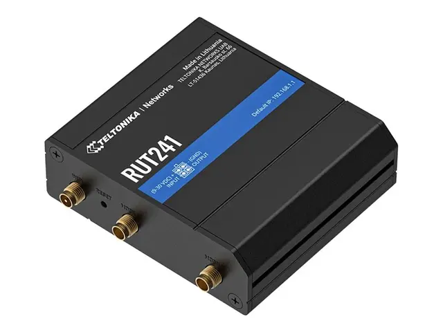 Teltonika RUT241 - Trådløs ruter - WWAN 2,4 GHz - 2G, 3G, 4G - DIN...
