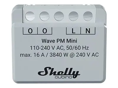 Shelly Wave PM Mini - Smartsvitsj - 1 kanal, lang rekkevidde - trå...