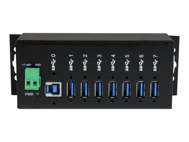 StarTech.com 7-Port USB 3.0 Hub - Metal Industrial USB-A with ESD ...