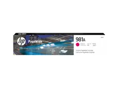HP 981A - 69 ml - magenta - original - PageWide blekkpatron - for PageWide Enterprise Color MFP 586; PageWide Managed Color E55650