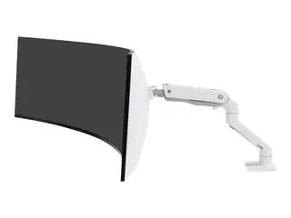 Ergotron HX - Monteringssett (leddarm, skrivebordsklemmemontering, forlengerarm, kausemontering, HD-svingtapp) Konstant kraftteknologi - for LCD-display / bøyd LCD-display - hvit - skjermstørrelse: up to 49"