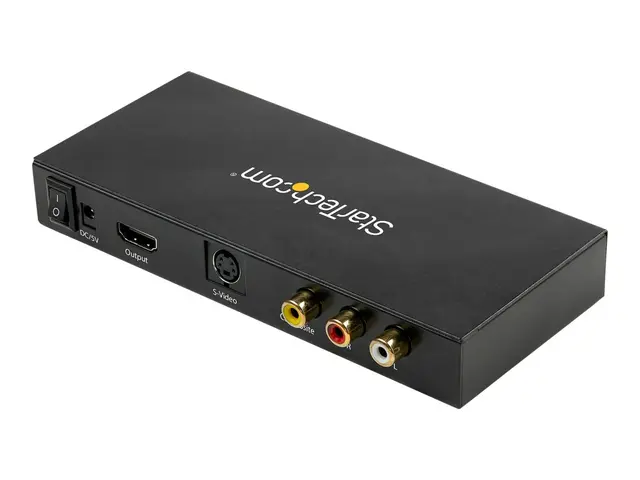StarTech.com S-Video or Composite to HDMI Converter with Audio - 7...