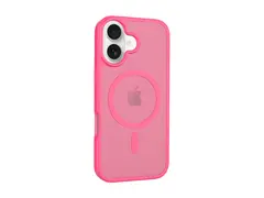 Screenor Icy - Bakdeksel for mobiltelefon MagSafe-samsvar - termoplast-polyuretan (TPU), akryl - klar rosa - for Apple iPhone 17