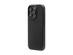 ZAGG Manhattan Snap - Baksidedeksel for mobiltelefon MagSafe-samsvar - silikon, grafen - svart - for Apple iPhone 16 Pro