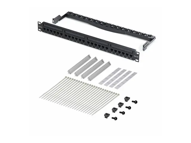 StarTech.com - Koblingspanel rackmonterbar, veggmonterbar CAT 5e/6...