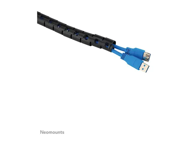 Neomounts - Kabelstyringsmuffe for 1-4 cables, universal svart 2 m