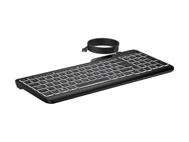 HP 405 - Tastatur muletienhet 65% compact bakbelysning USB Pan Nor...