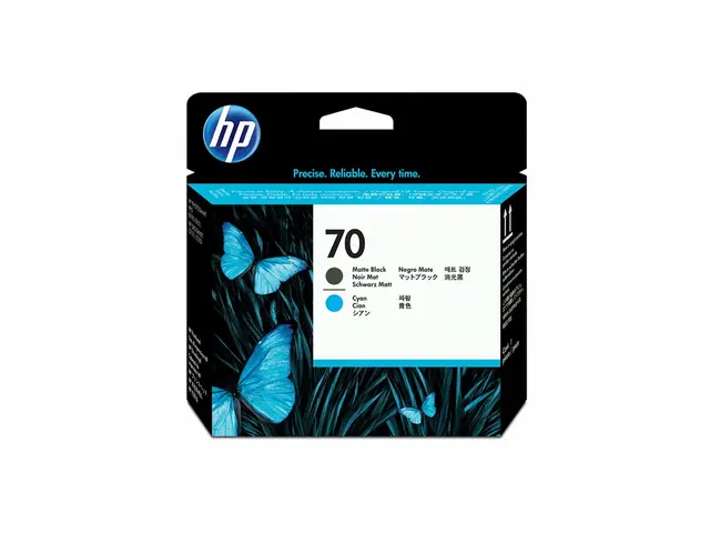 HP 70 - Cyan, matt svart skriverhode for DesignJet HD Pro MFP, T12...