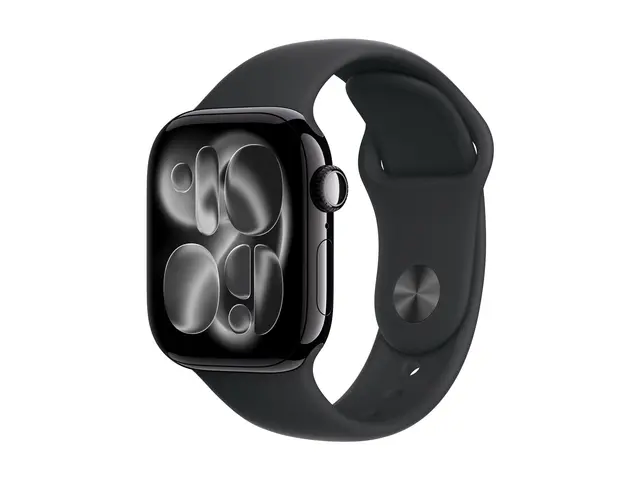 Apple Watch Series 11 (GPS) - 42 mm jet svart aluminium smartklokk...