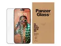 PanzerGlass - Skjermbeskyttelse for mobiltelefon ultrabred passform - glass - rammefarge svart - for Apple iPhone 15 Pro Max