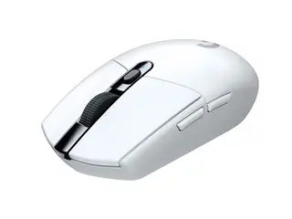 Logitech G G305 - Mus - optisk - 6 knapper tr&#229;dl&#248;s - 2.4 GHz - USB tr&#229;dl&#248;s mottaker - hvit