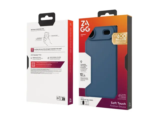 ZAGG Manhattan Snap - Baksidedeksel for mobiltelefon - MagSafe-sam...