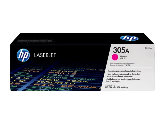 HP 305A - Magenta original LaserJet tonerpatron (CE413A) for Pro 3...
