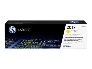 HP 201X - Høy ytelse - gul - original - LaserJet tonerpatron (CF402X) - for Color LaserJet Pro M252dn, M252dw, M252n, MFP M277c6, MFP M277dw, MFP M277n
