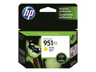HP 951XL - 17 ml - Høy ytelse - gul original - blekkpatron - for Officejet Pro 251dw, 276dw, 8100, 8600, 8600 N911a, 8610, 8615, 8620, 8625, 8630