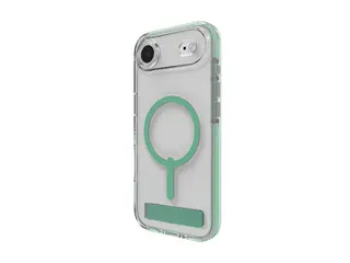 Zagg Santa Cruz Snap - Baksidedeksel for mobiltelefon med stativ - MagSafe-samsvar - mystisk grønt - for Apple iPhone Air