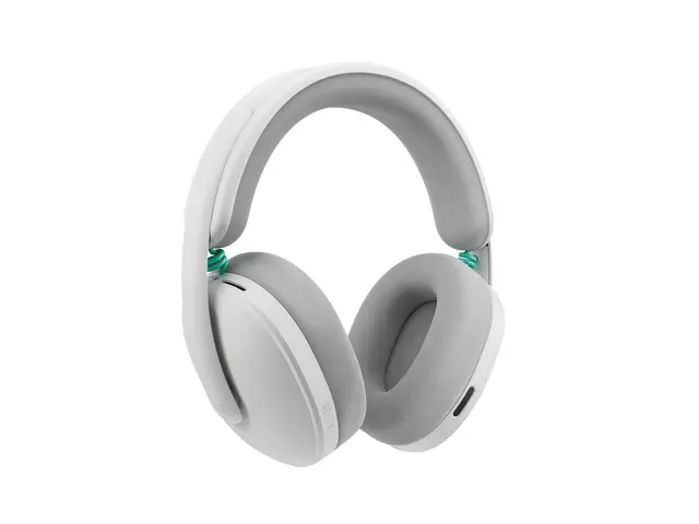 Logitech G G325 - Hodesett - full størrelse Bluetooth / LIGHTSPEED - trådløs - USB-C via Bluetooth-adapter - hvit 