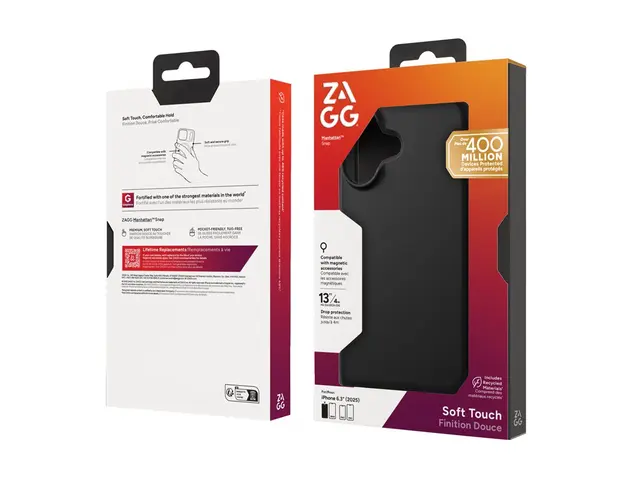 ZAGG Manhattan Snap - Baksidedeksel for mobiltelefon MagSafe-samsv...