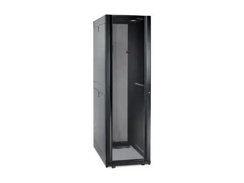 APC NetShelter SX Enclosure with Sides - Rack skap svart - 45U - 19" - TAA-samsvar - for P/N: SMT2200I2U-BR, SMT3000RMI2UC, SMX2KR2UNCX145, SRT3000XLA, SRT3000XLAUS, SRT5KRMXLTUS