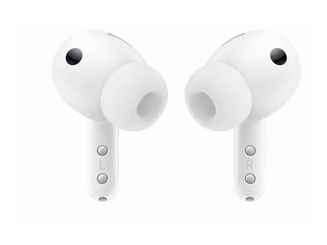 Samsung Galaxy Buds4 Pro - True wireless-hodetelefoner med mikrofon i øret - Bluetooth - aktiv støydemping - hvit 