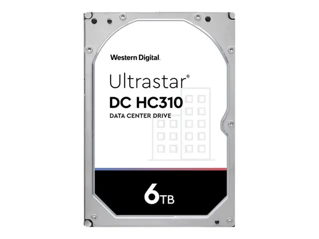 WD Ultrastar DC HC310 - Harddisk 6 TB intern (stasjonær) 3.5" i 3,...