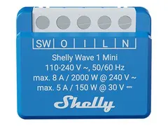SHELLY Wave 1 Mini EU LR Support Smart Switch QTSW-0A1X8EU