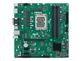 ASUS Pro B760M-CT-CSM - Hovedkort - micro ATX LGA1700-sokkel - B760 Chipset - USB 3.2 Gen 1, USB-C 3.2 Gen 1 - Gigabit LAN - innbygd grafikk (CPU kreves) - HD-lyd (8-kanalers) - ASUS Corporate Stable Model (CSM)
