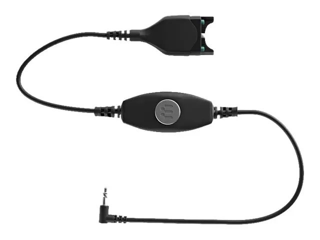 EPOS CMB 01 CTRL - Hodetelefonkabel - hodetelefonkontakt hann rett...