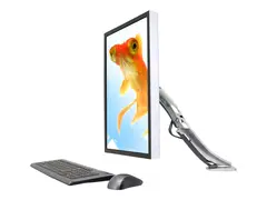 Ergotron MX - Monteringssett (leddarm, skrivebordsklemmemontering, kausemontering, sokkel, utvidelse) Konstant kraftteknologi - for LCD-skjerm - polert aluminium - skjermst&#248;rrelse: inntil 30&quot;