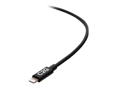 C2G 6ft (1.8m) USB-C Male to Lightning Sync and Charging Cable - B...