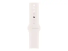 Apple - B&#229;nd for smart armb&#229;ndsur 46mm - M/L (passer h&#229;ndledd p&#229; 160 - 210 mm) - lys blush - for Watch Herm&#232;s Series 9, SE 3, Series 10, Series 11, Series 8, Series 9, Ultra 2, Ultra 3