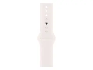 Apple - Bånd for smart armbåndsur - 46mm M/L (passer håndledd på 160 - 210 mm) - lys blush - for Watch Hermès Series 9, SE 3, Series 10, Series 11, Series 8, Series 9, Ultra 2, Ultra 3
