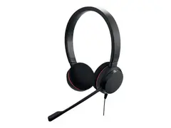 Jabra Evolve 20 MS stereo - Hodesett on-ear - kablet - USB - Certified for Skype for Business